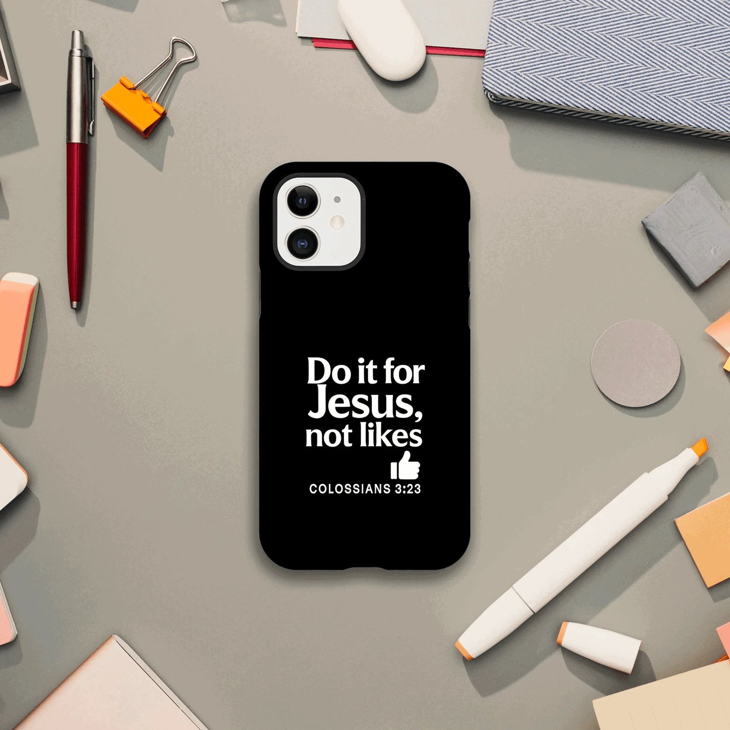 Do It For Him Not Likes Christian Iphone Tough Phone Case - ClaimedbyGodDesigns