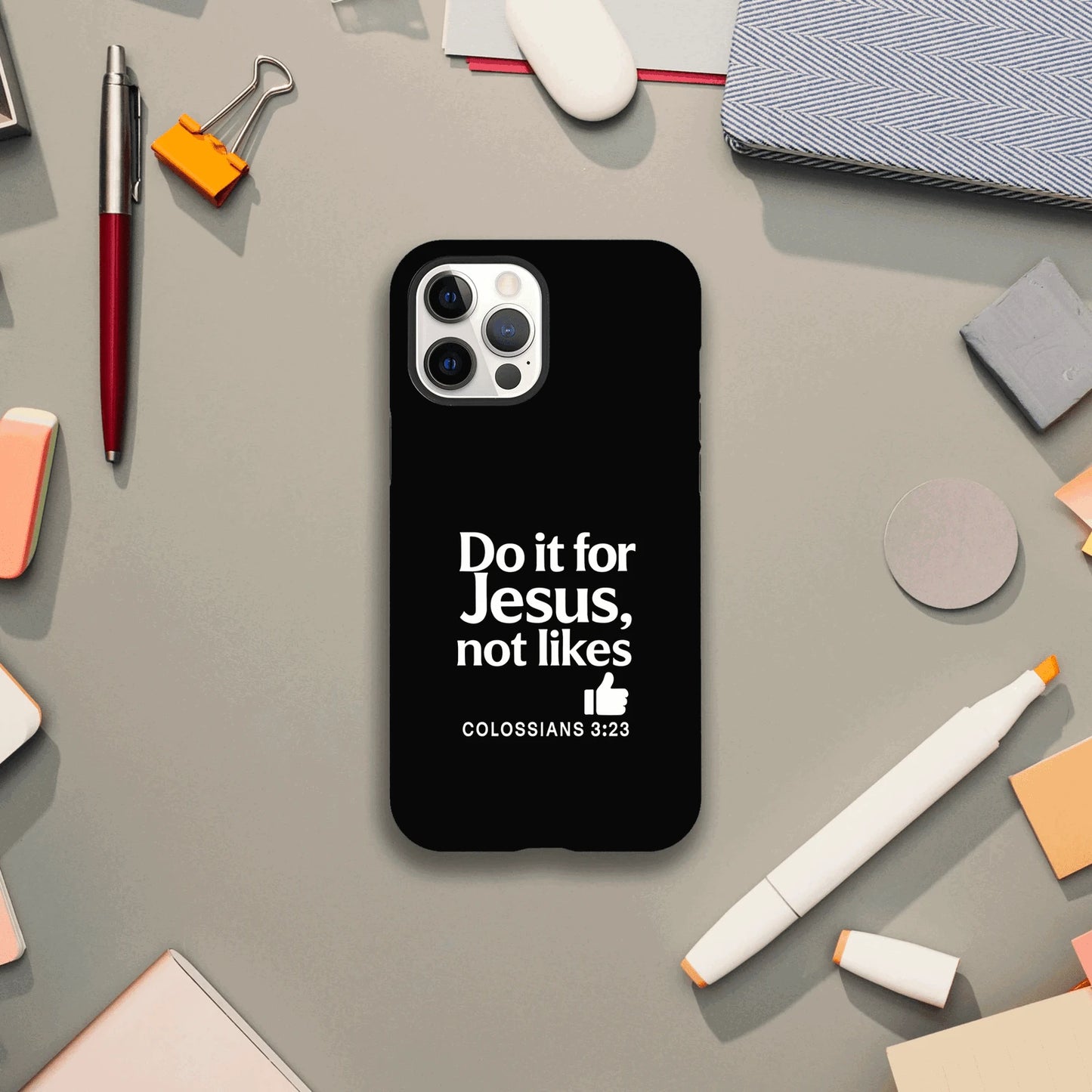 Do It For Him Not Likes Christian Iphone Tough Phone Case - ClaimedbyGodDesigns
