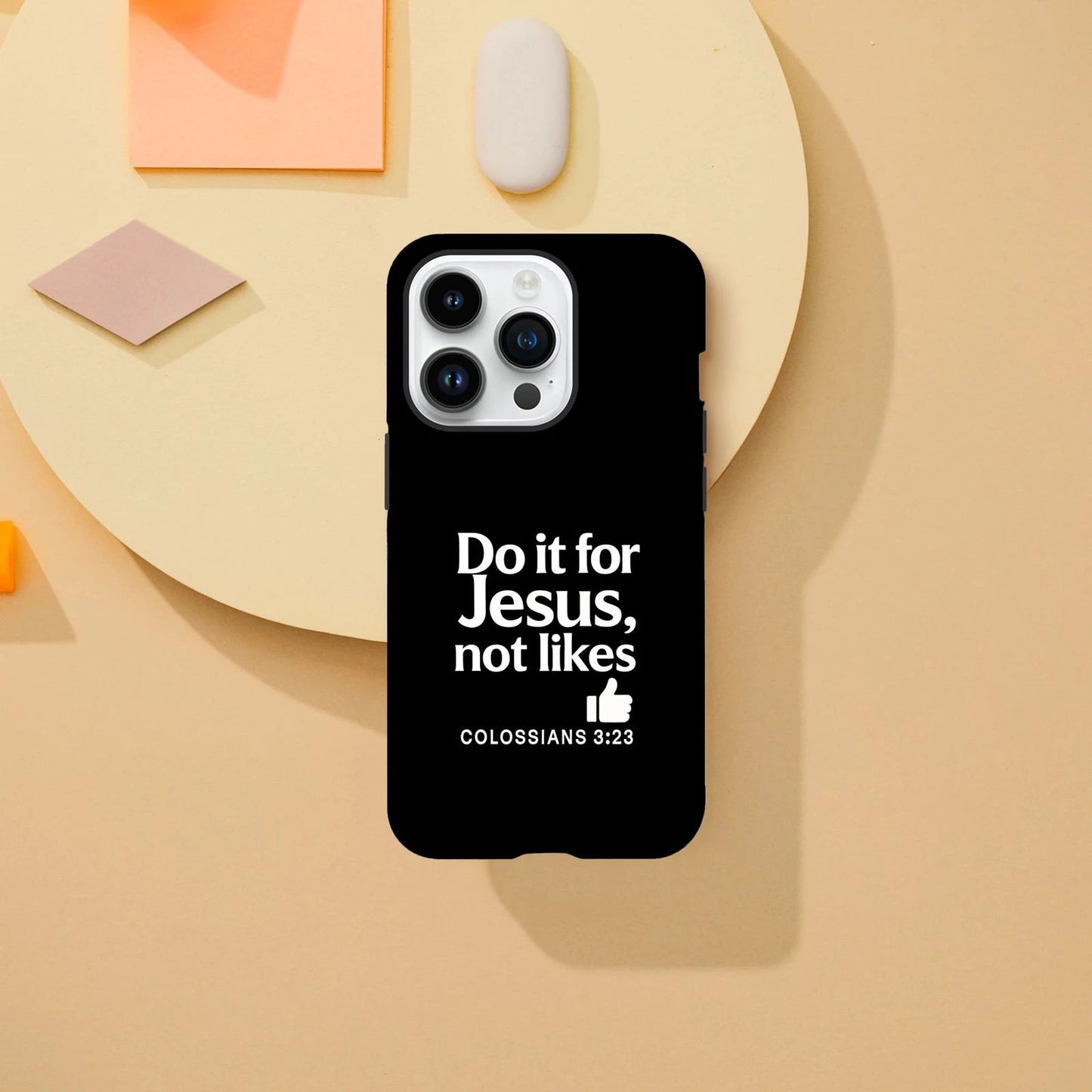 Do It For Him Not Likes Christian Iphone Tough Phone Case - ClaimedbyGodDesigns