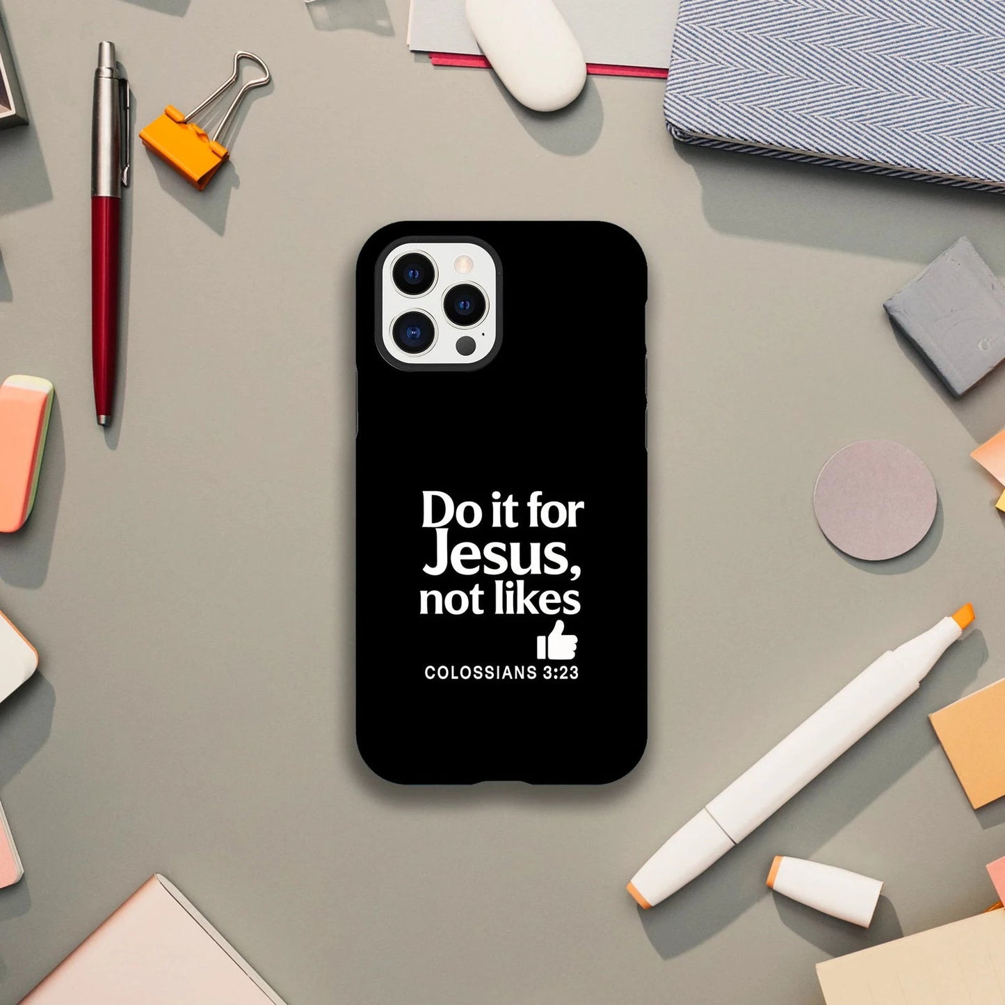Do It For Him Not Likes Christian Iphone Tough Phone Case - ClaimedbyGodDesigns