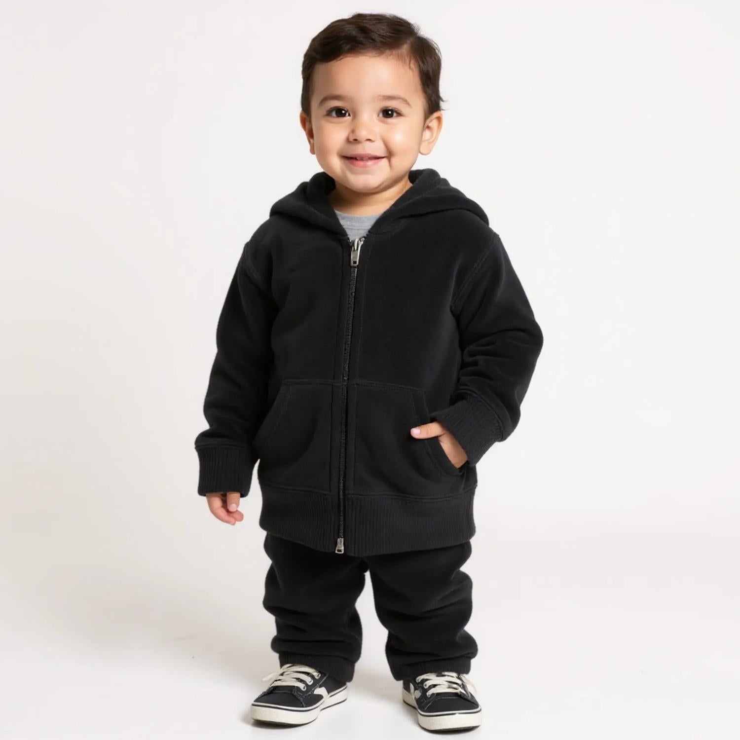 Do It For Him Not Likes Christian Toddler Full-Zip Zip Fleece Hooded - ClaimedbyGodDesigns