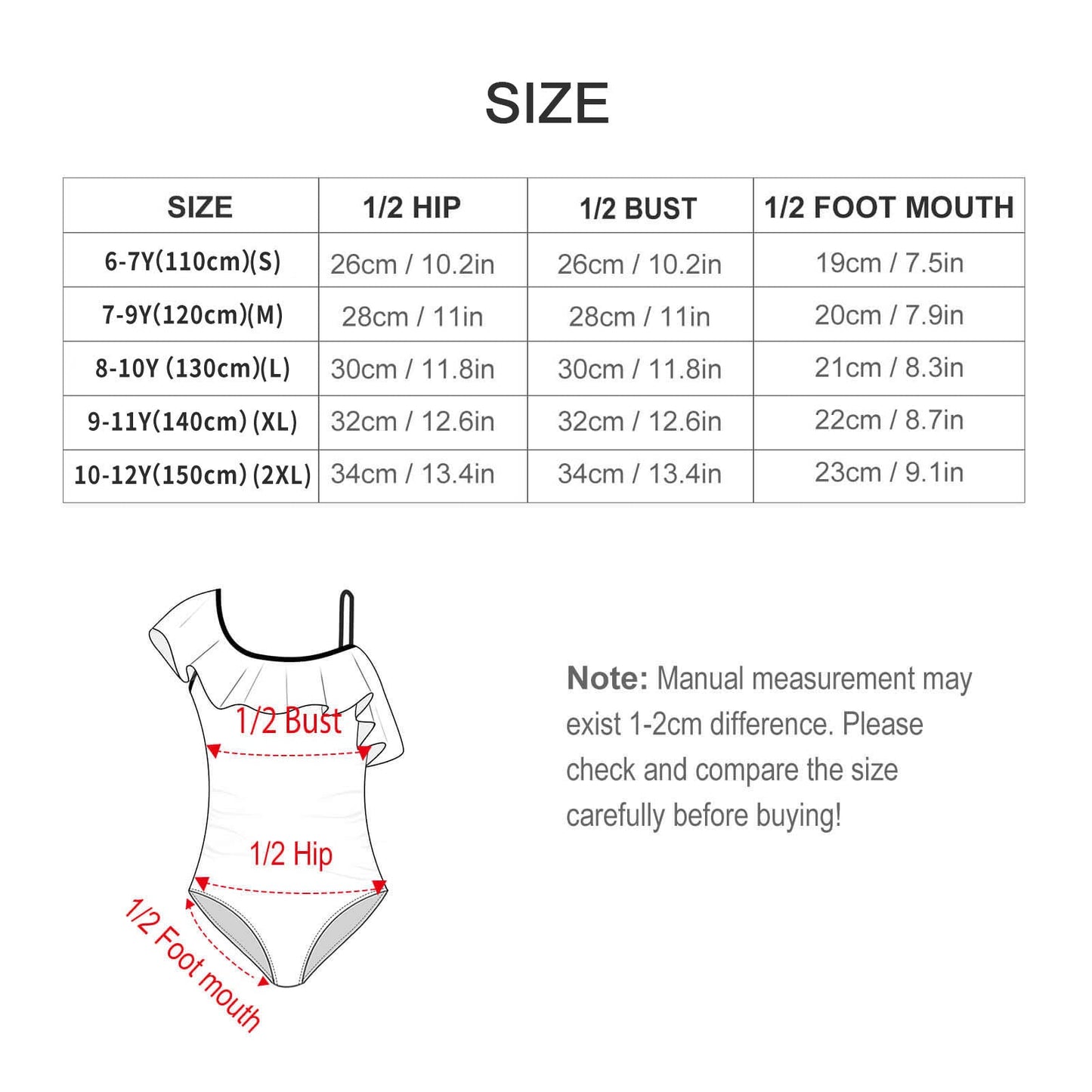 Do It For Him Youth Christian Ruffled One-Piece Swimsuit - ClaimedbyGodDesigns
