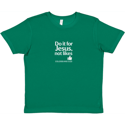Do It For Him Youth Christian T-shirt - ClaimedbyGodDesigns