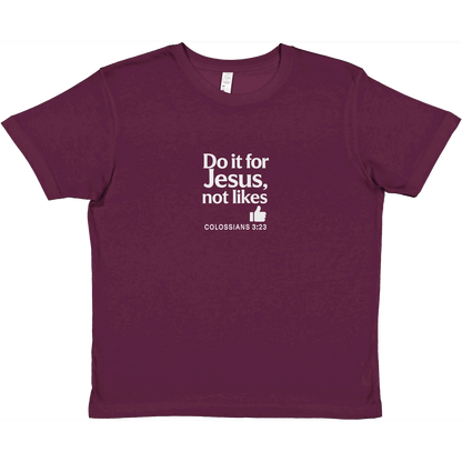 Do It For Him Youth Christian T-shirt - ClaimedbyGodDesigns