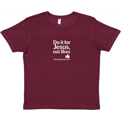 Do It For Him Youth Christian T-shirt - ClaimedbyGodDesigns