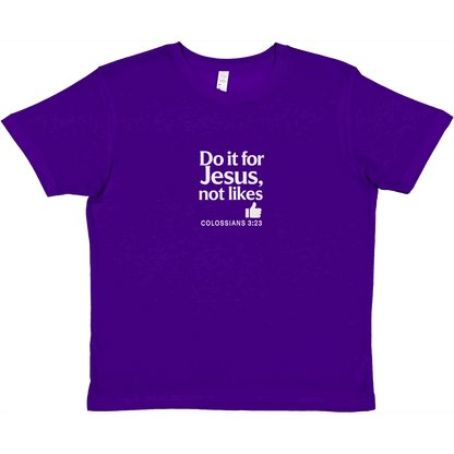 Do It For Him Youth Christian T-shirt - ClaimedbyGodDesigns