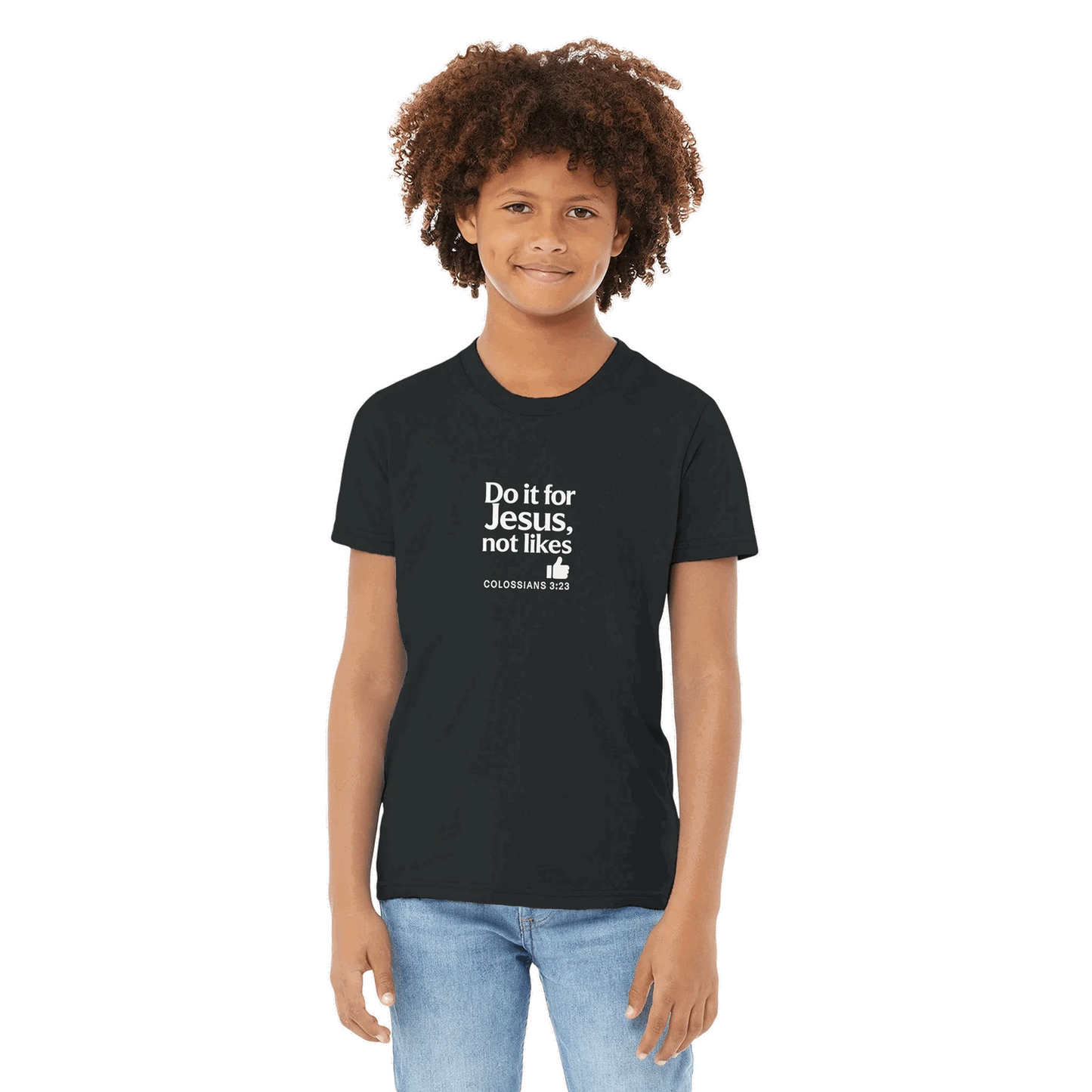 Do It For Him Youth Christian T-shirt - ClaimedbyGodDesigns