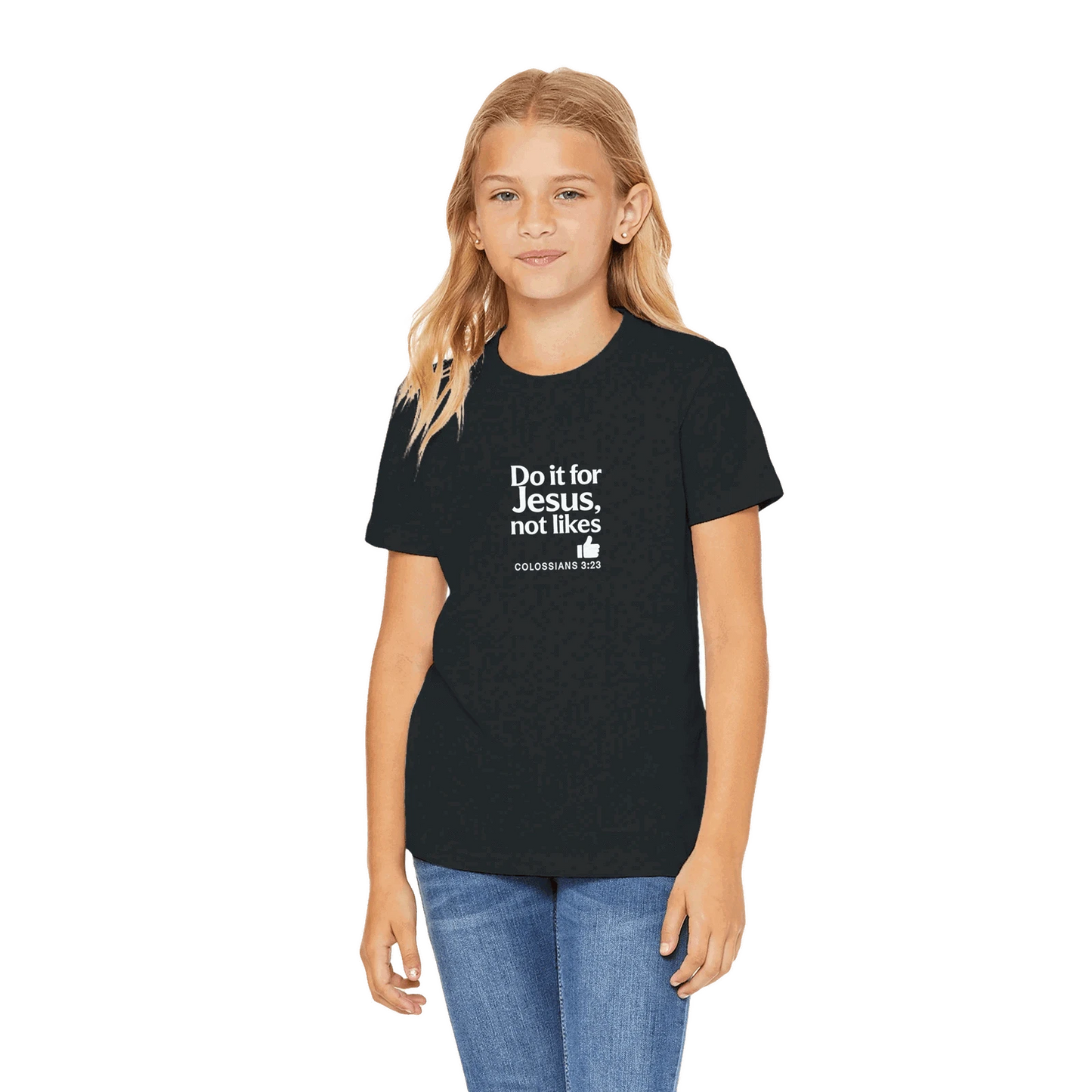 Do It For Him Youth Christian T-shirt - ClaimedbyGodDesigns