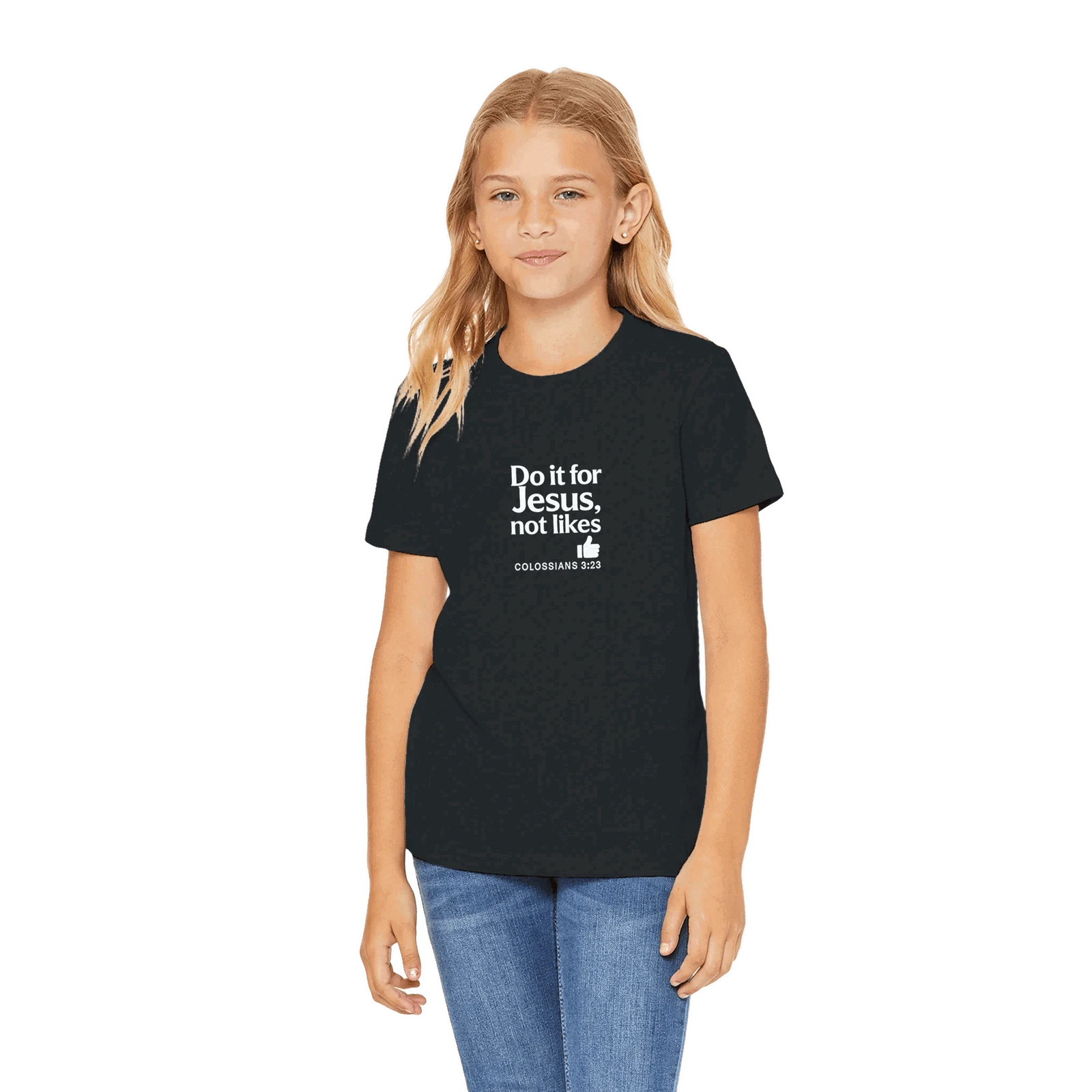 Do It For Him Youth Christian T-shirt - ClaimedbyGodDesigns