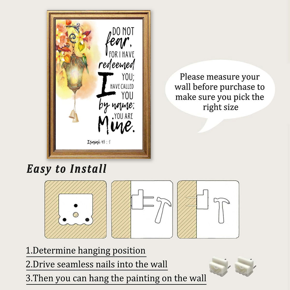 Do Not Fear Christian Canvas - ClaimedbyGodDesigns