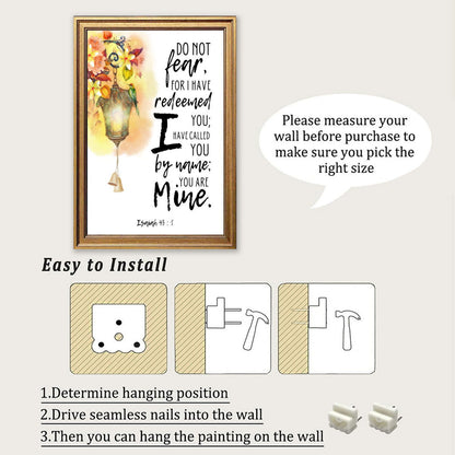 Do Not Fear Christian Canvas - ClaimedbyGodDesigns