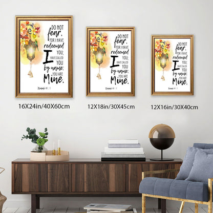 Do Not Fear Christian Canvas - ClaimedbyGodDesigns