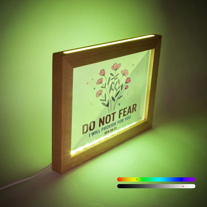Do Not Fear Christian Wooden Framed Acrylic Ornament - ClaimedbyGodDesigns