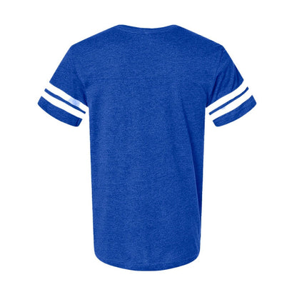 Don't Let The Hard Days Win Men's Christian Football Fine Jersey T-Shirt - ClaimedbyGodDesigns