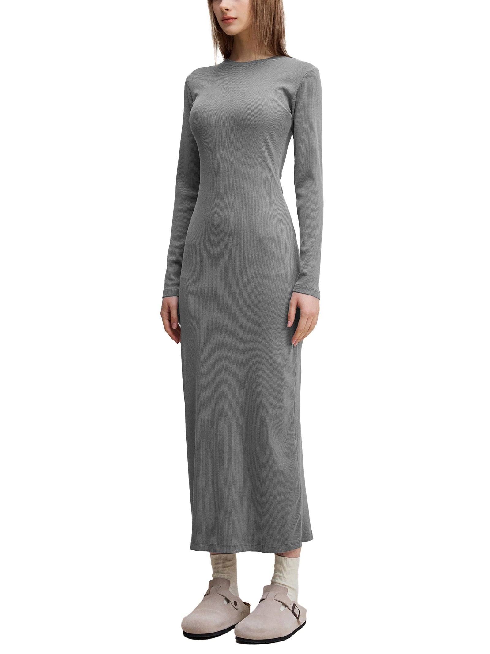 Dyed Washed Slit Maxi Dress - ClaimedbyGodDesigns