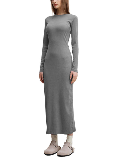 Dyed Washed Slit Maxi Dress - ClaimedbyGodDesigns