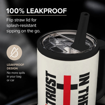 Proverbs 16:20 Trust In The Lord Christian 40oz Tumbler - Claimed by God Designs