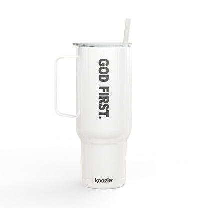 Engraved Insulated  Christian Tumbler - 40oz - He Is First - ClaimedbyGodDesigns