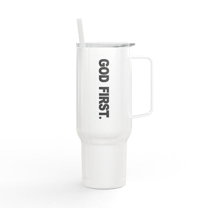 Engraved Insulated  Christian Tumbler - 40oz - He Is First - ClaimedbyGodDesigns