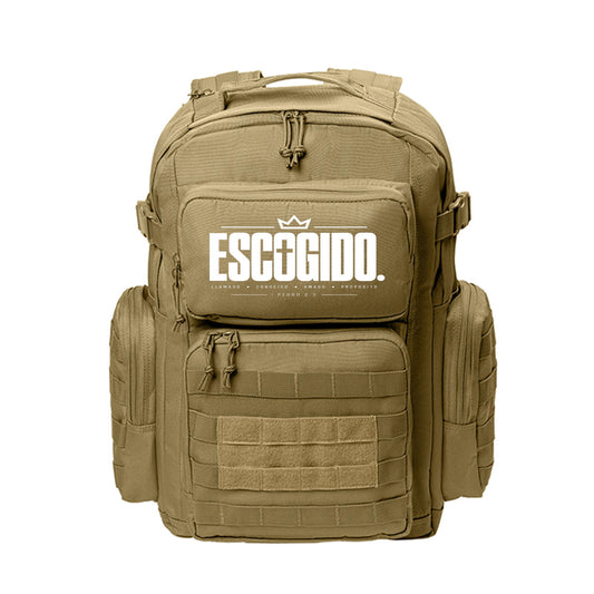 Escogido Christian Backpack 1 Pedro 2:9 | Spanish Bible Verse Laptop Backpack - Claimed by God Designs