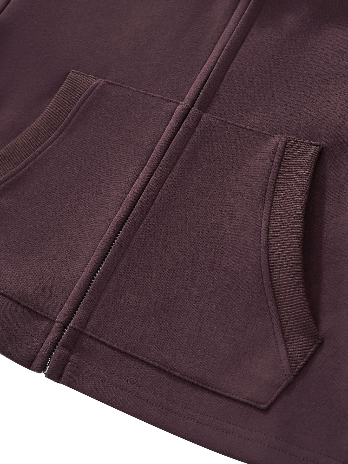 Essential Cropped Zip-Up Hoodie - ClaimedbyGodDesigns