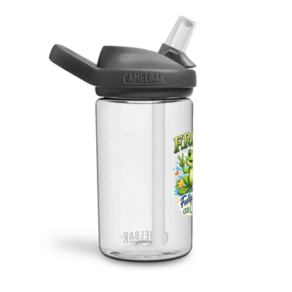F.R.O.G Fully Rely On God Christian Kids Water Bottle - ClaimedbyGodDesigns