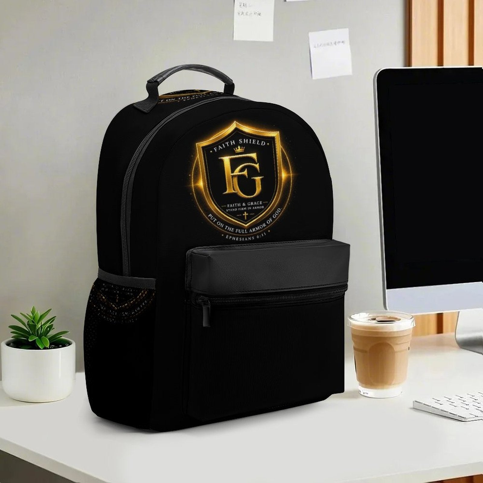 Faith And Grace Youth Christian Casual Backpack - ClaimedbyGodDesigns