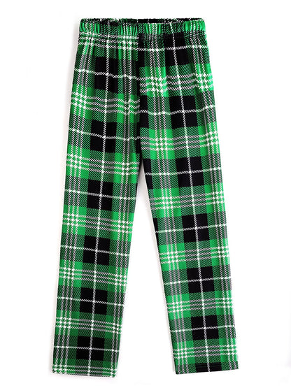 Faith Can Move Mountains Unisex Adult Christian Plaid Pajamas - ClaimedbyGodDesigns