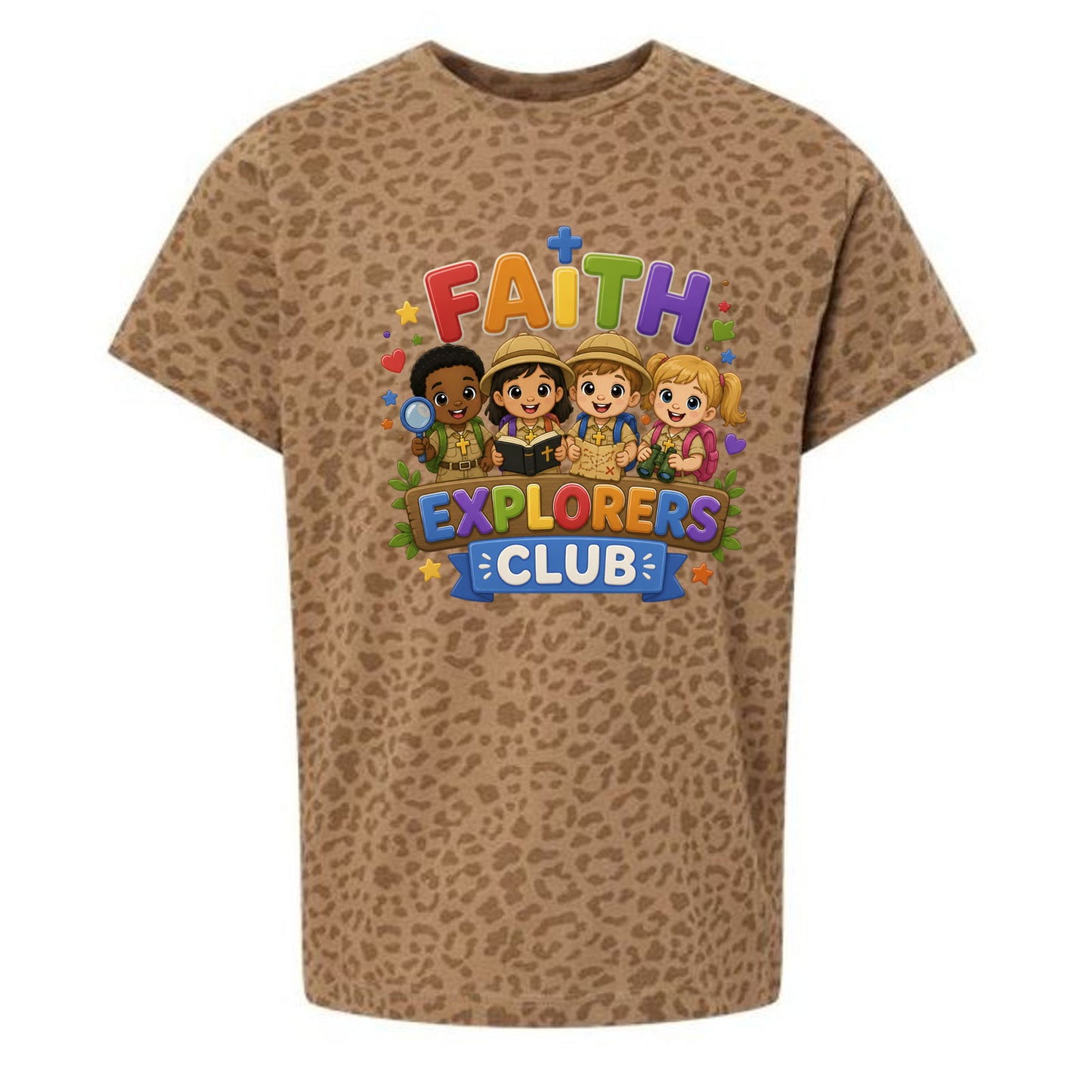 Faith Explorers Club Christian Toddler T-shirt - ClaimedbyGodDesigns