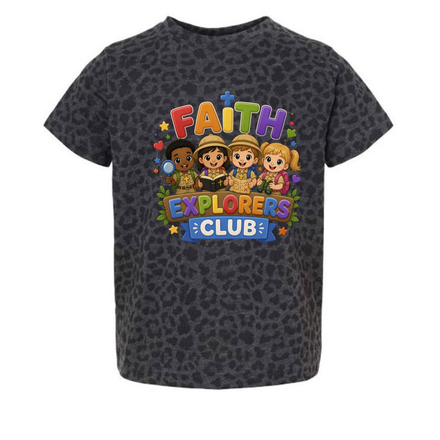 Faith Explorers Club Christian Toddler T-shirt - ClaimedbyGodDesigns