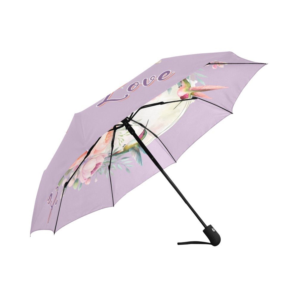Faith Hope Love Auto-Foldable Christian Umbrella - ClaimedbyGodDesigns