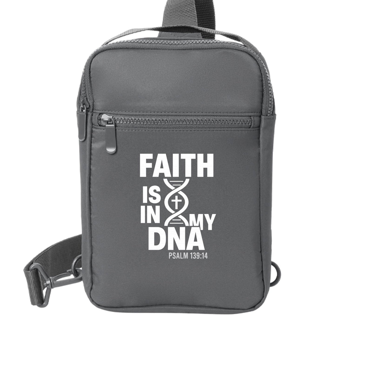 Faith Is In My DNA Christian Backpack - ClaimedbyGodDesigns