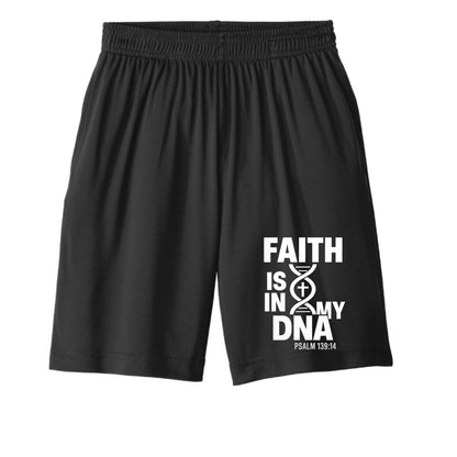 Faith Is In My DNA Youth Christian Shorts - ClaimedbyGodDesigns