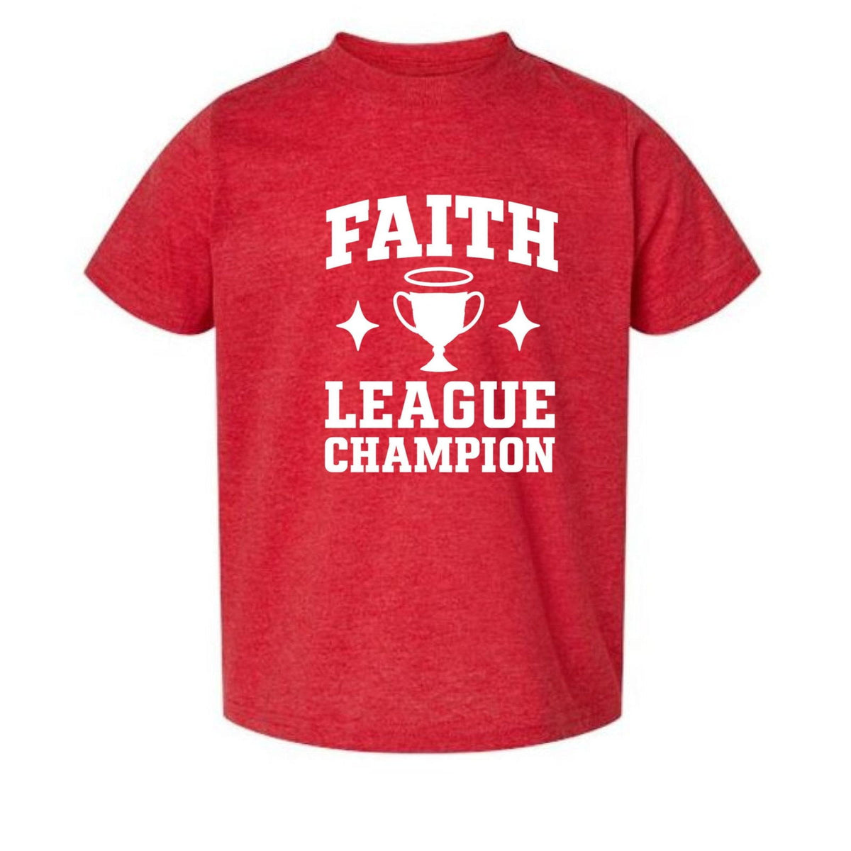 Faith League Champion Toddler Christian T-shirt - ClaimedbyGodDesigns