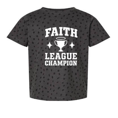 Faith League Champion Toddler Christian T-shirt - ClaimedbyGodDesigns