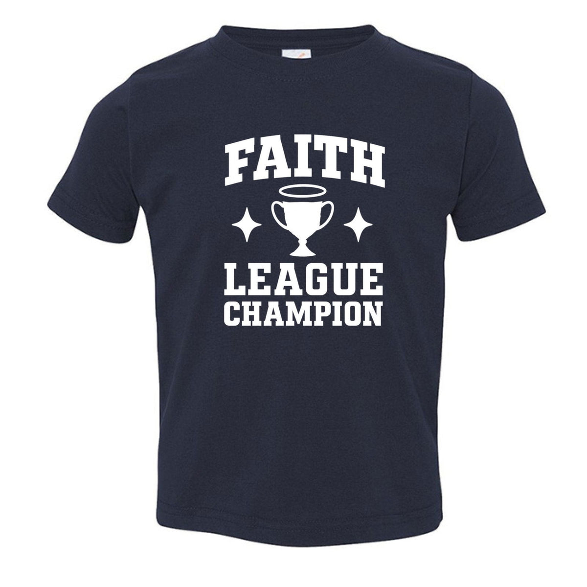 Faith League Champion Toddler Christian T-shirt - ClaimedbyGodDesigns