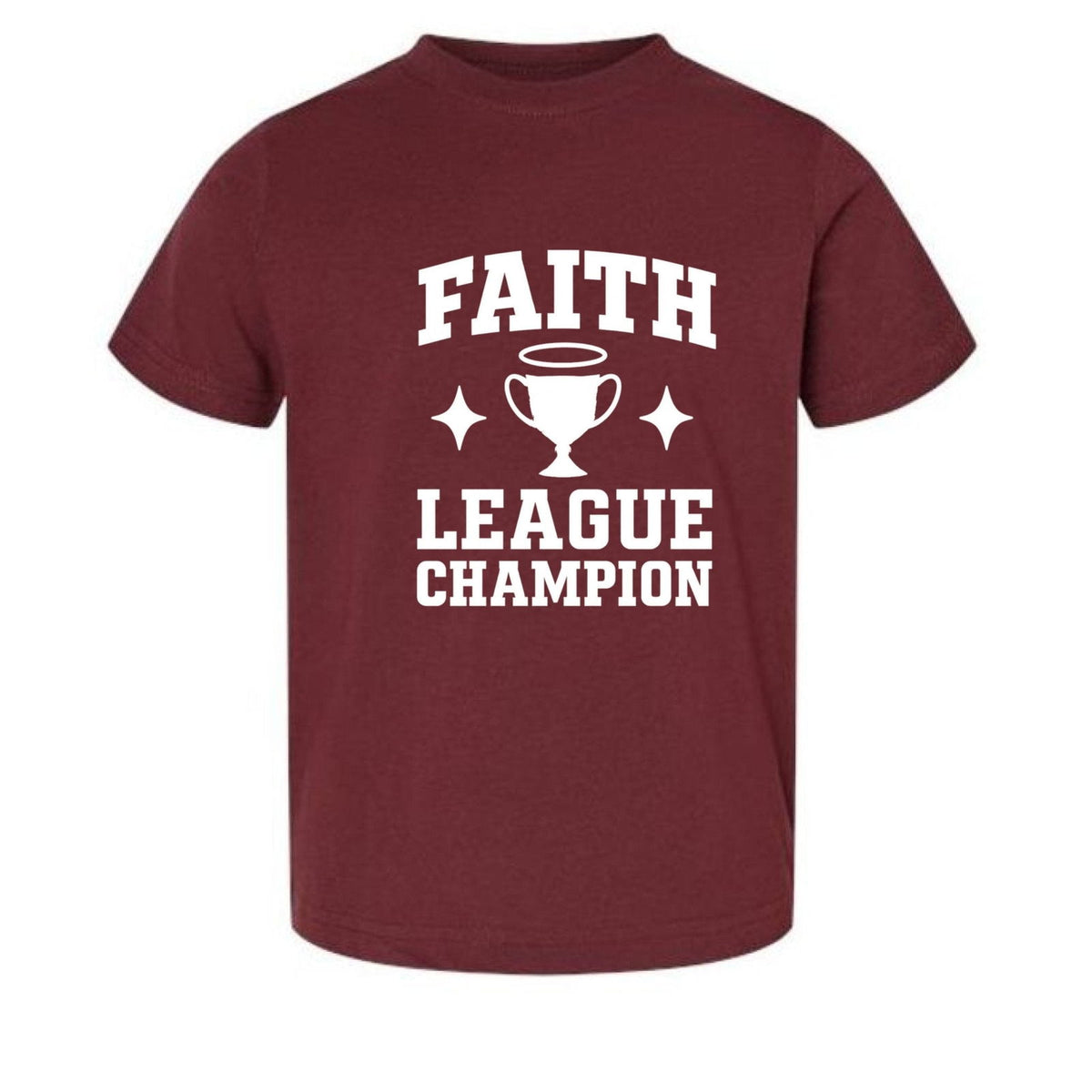 Faith League Champion Toddler Christian T-shirt - ClaimedbyGodDesigns