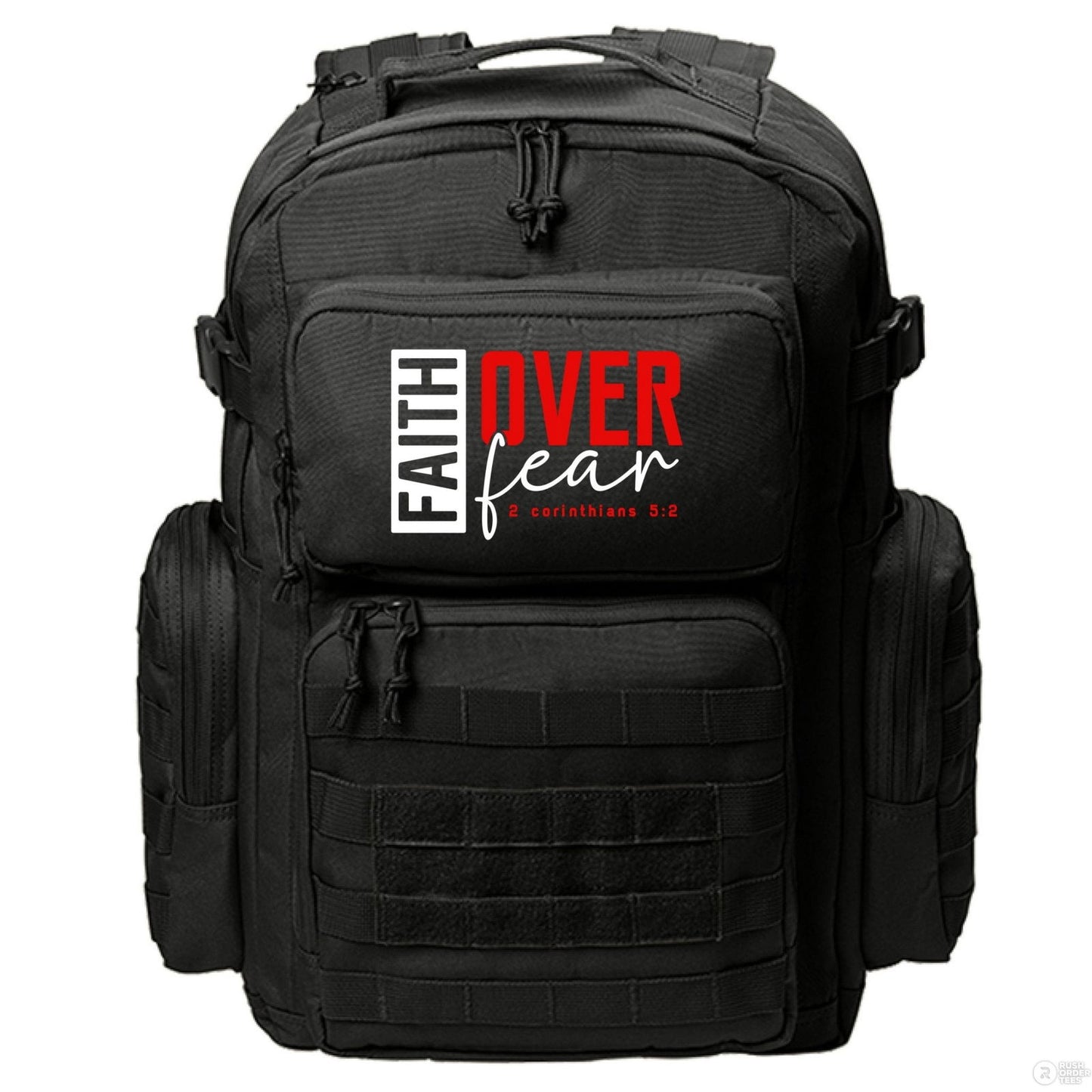 Faith Over Fear Christian Backpack - ClaimedbyGodDesigns