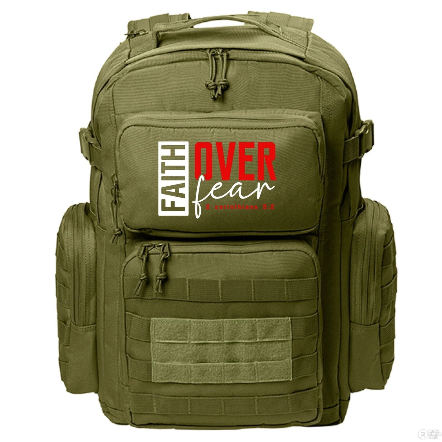 Faith Over Fear Christian Backpack - ClaimedbyGodDesigns