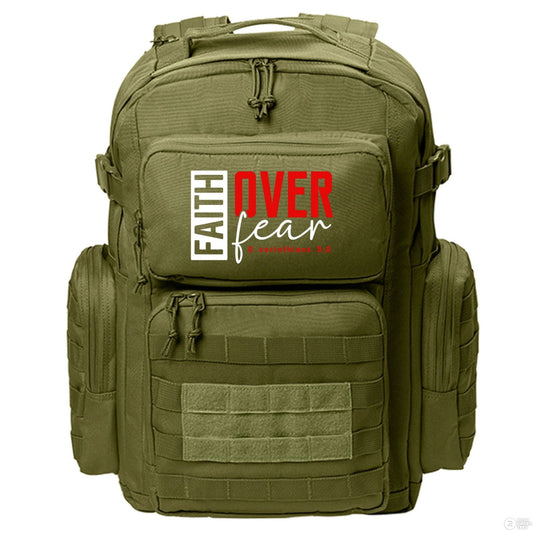 Faith Over Fear Christian Backpack - ClaimedbyGodDesigns