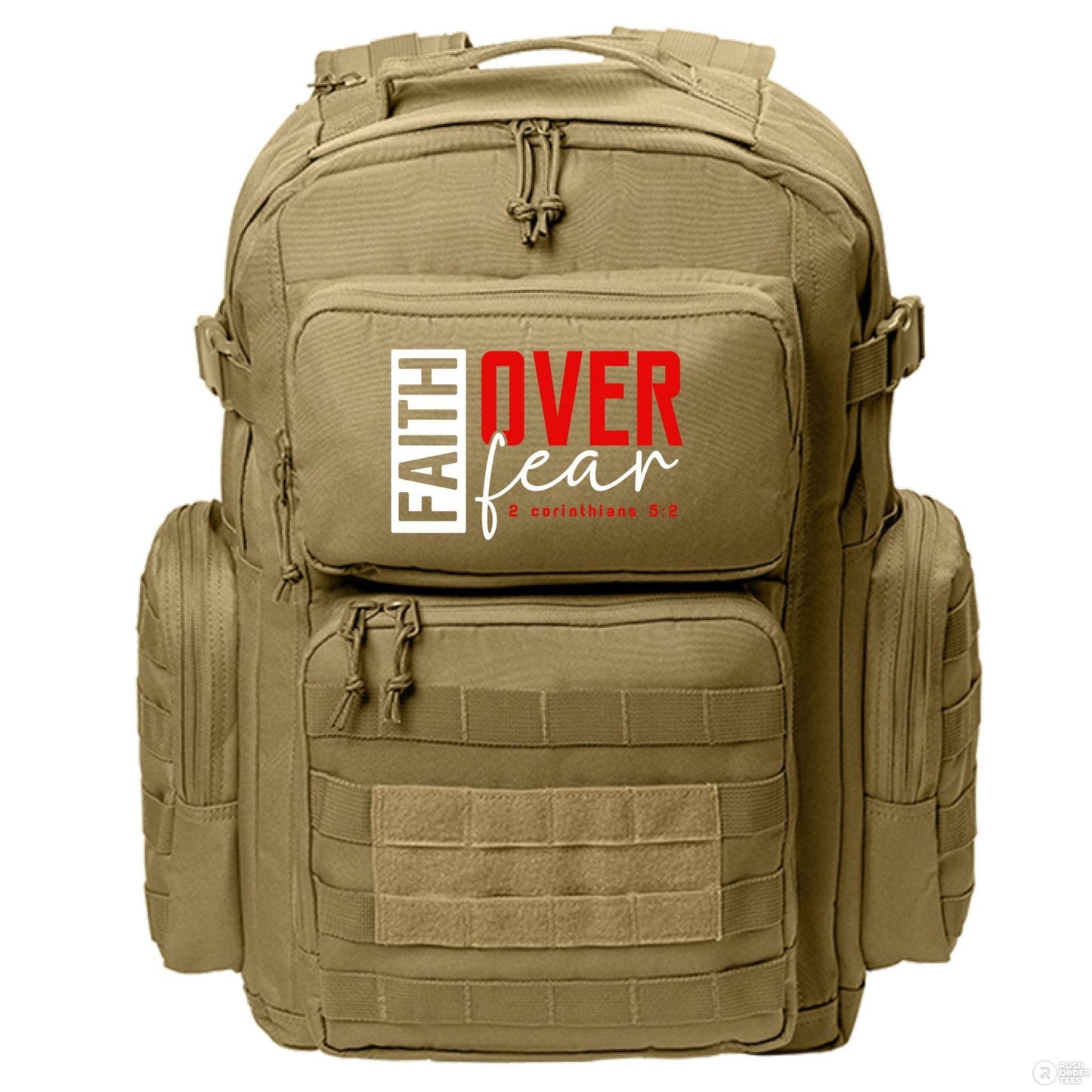 Faith Over Fear Christian Backpack - ClaimedbyGodDesigns