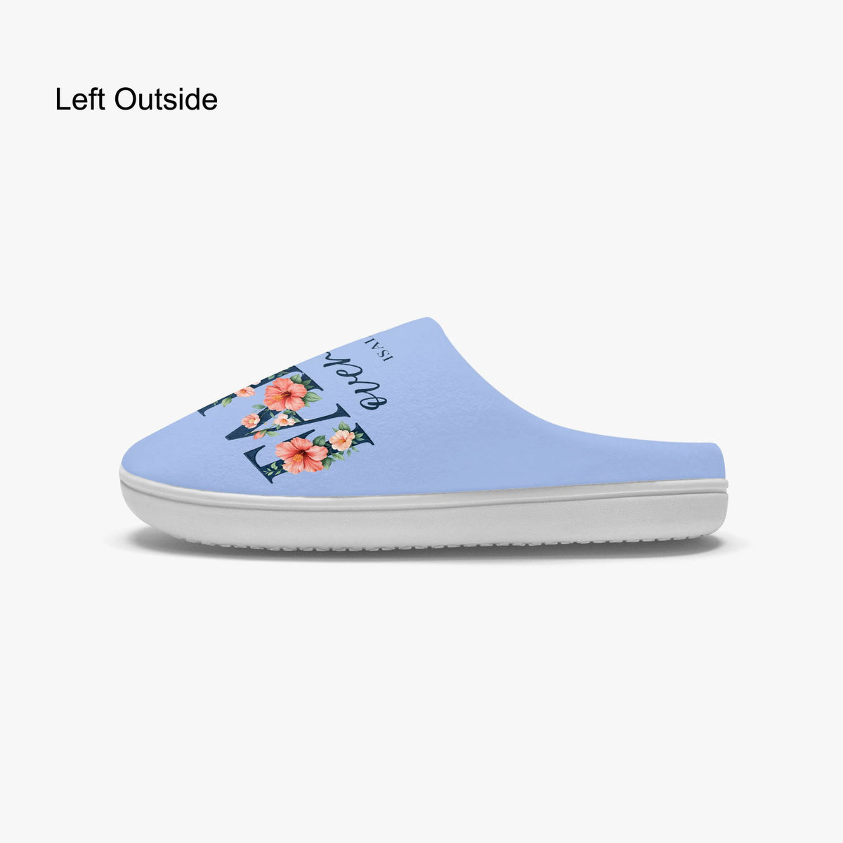 Faith Over Fear Christian Kids Cotton Slippers - ClaimedbyGodDesigns