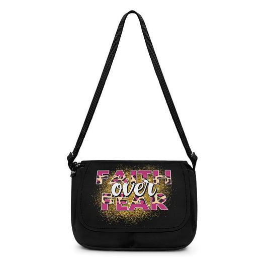 Faith Over Fear Christian Kids Flap Crossbody Bag - ClaimedbyGodDesigns