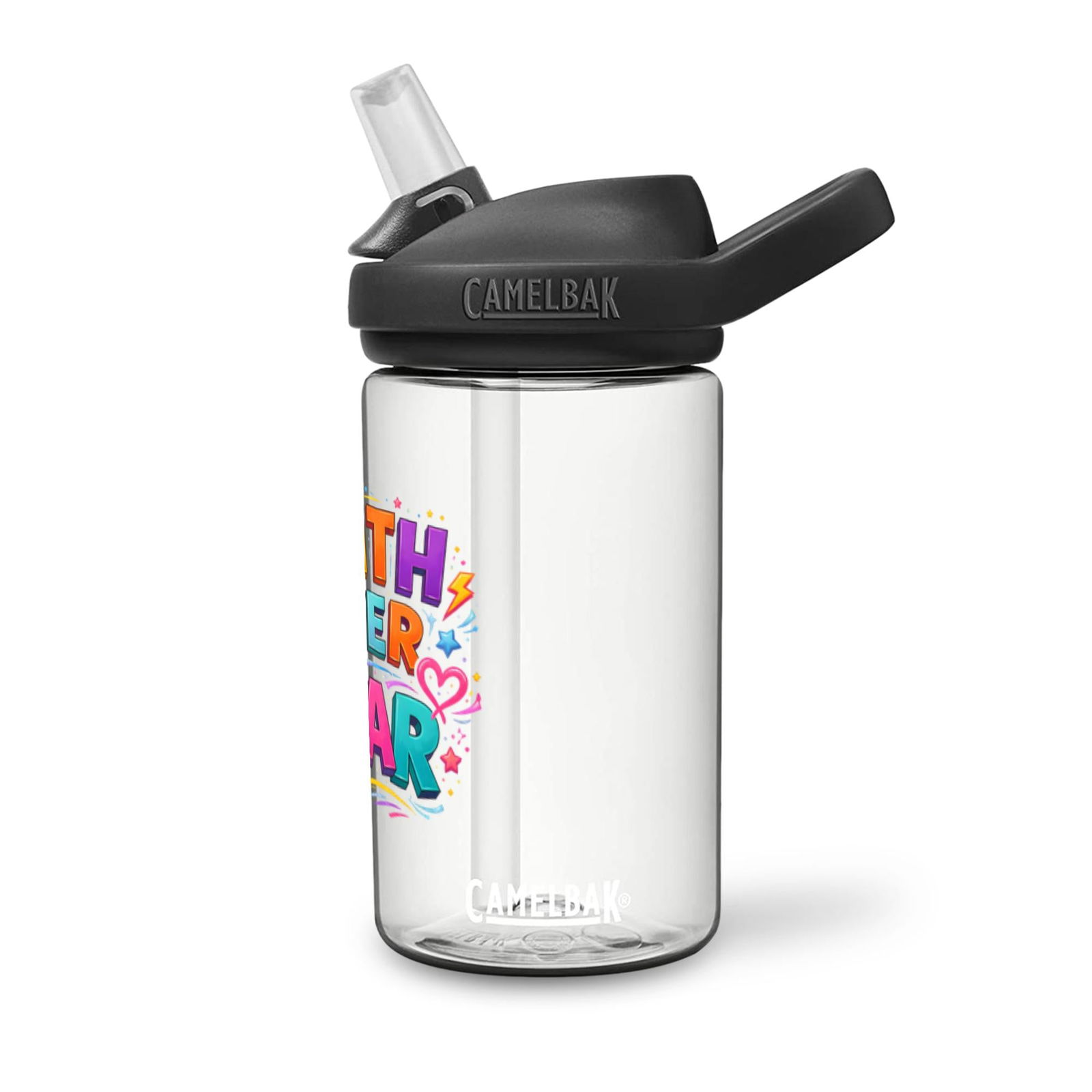 Faith Over Fear Christian Kids Water Bottle - ClaimedbyGodDesigns