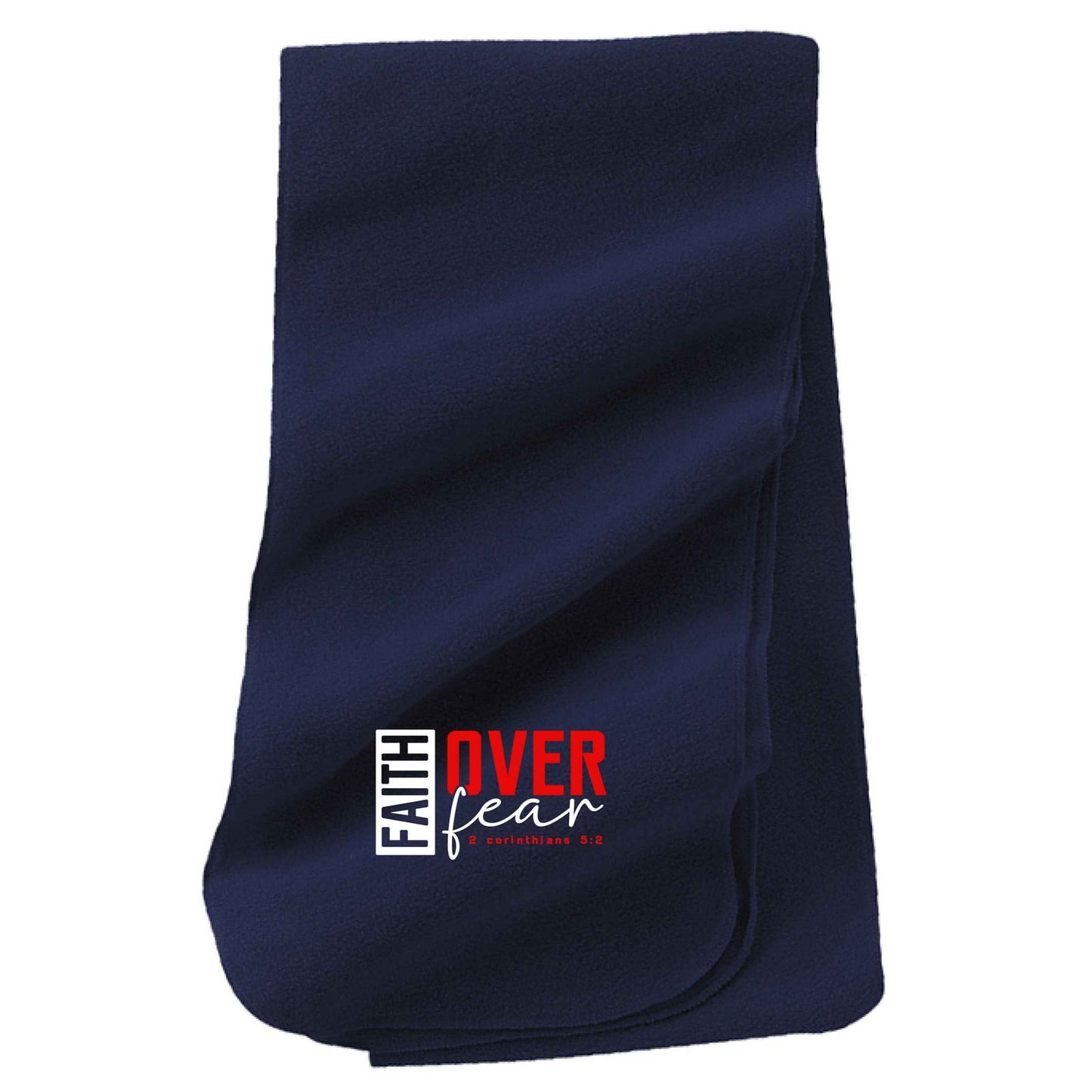 Faith Over Fear Christian Scarf - ClaimedbyGodDesigns