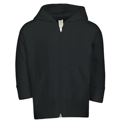 Faith Over Fear Christian Toddler Zip Fleece Hooded Sweatshirt - ClaimedbyGodDesigns
