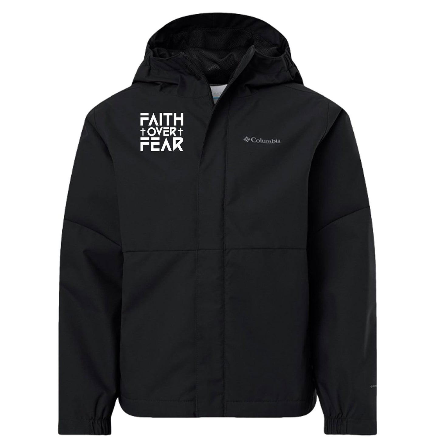 Faith Over Fear Premium Youth Christian Hikebound II Jacket - ClaimedbyGodDesigns