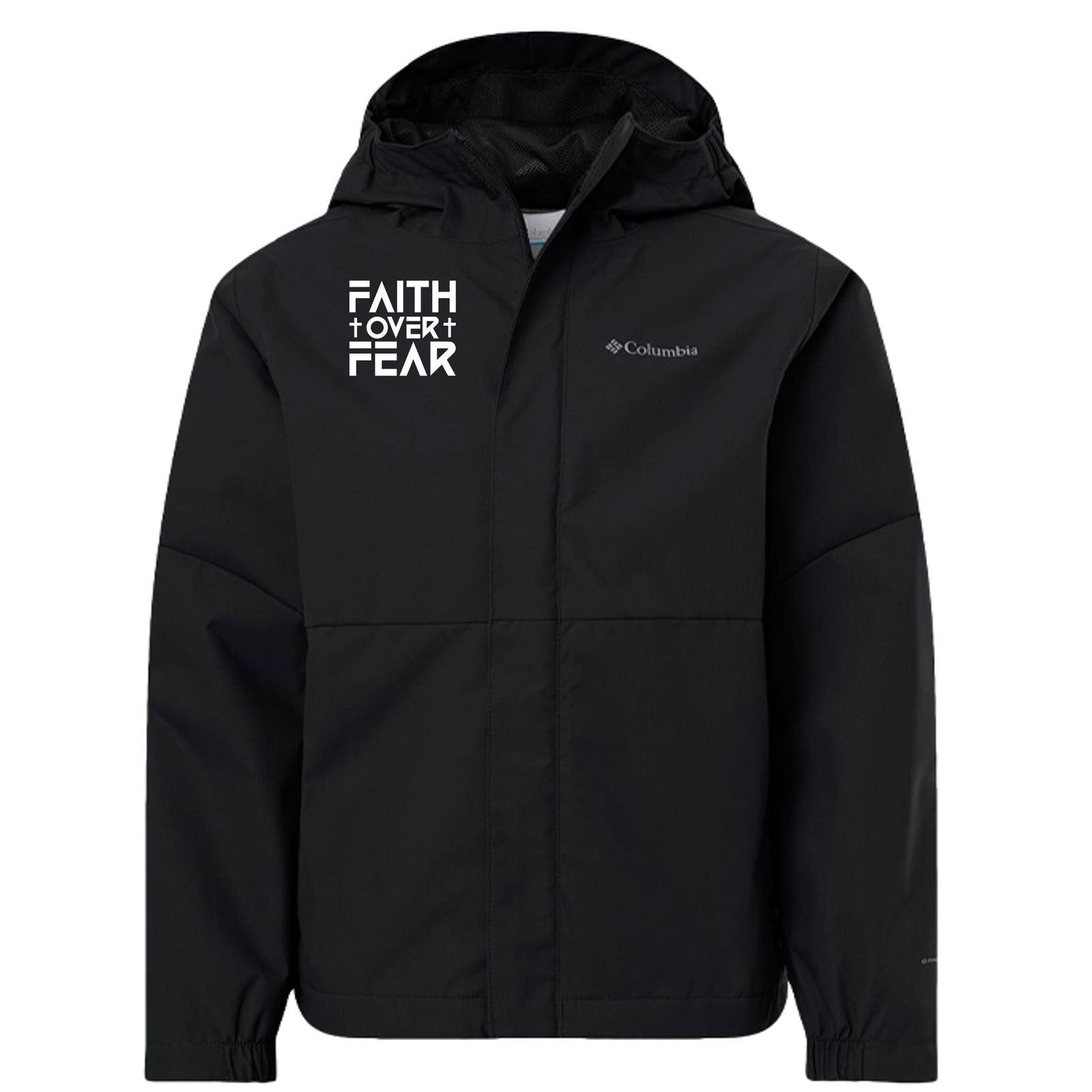 Faith Over Fear Premium Youth Christian Hikebound II Jacket - ClaimedbyGodDesigns