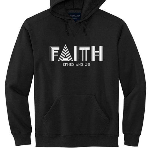 Faith Unisex Christian Fleece Pullover Hooded Sweatshirt - ClaimedbyGodDesigns