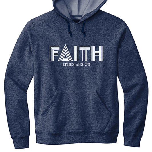 Faith Unisex Christian Fleece Pullover Hooded Sweatshirt - ClaimedbyGodDesigns
